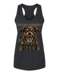 Beyond Unhinged — Tactical Pup Women's CVC Racerback Tank Top