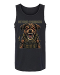 Beyond Unhinged — Tactical Pup Unisex Tank Top