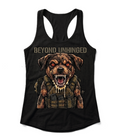 Beyond Unhinged — Tactical Pup Women's CVC Racerback Tank Top