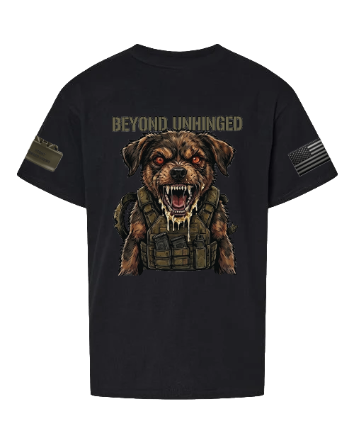 Beyond Unhinged OG — Tactical Pup Youth Graphic Tee