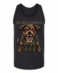 Beyond Unhinged — Tactical Pup Unisex Tank Top