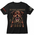 Beyond Unhinged V2— Tactical Pup Women's V-Neck Tee