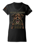 Beyond Unhinged V2— Tactical Pup Women's V-Neck Tee