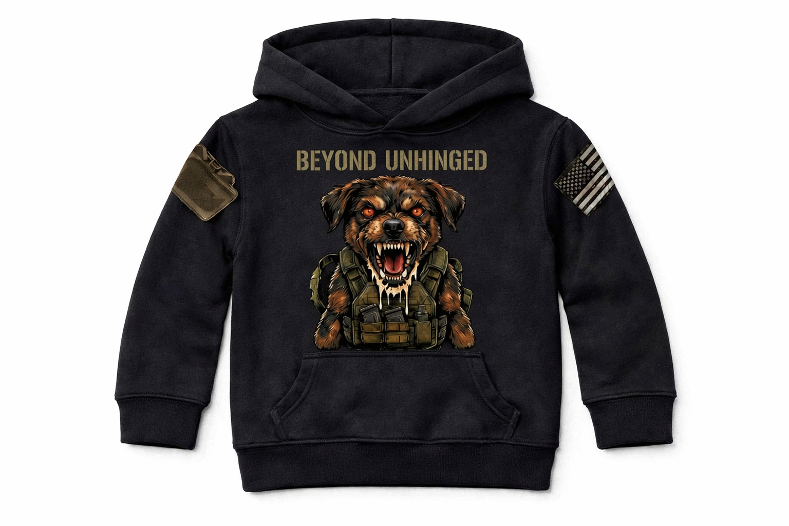 Beyond Unhinged — Tactical Pup Youth Hoodie