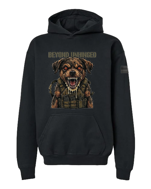 Beyond Unhinged (Safe for School) — Tactical Pup Youth Hoodie