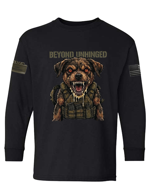 Beyond Unhinged OG — Tactical Pup Youth Long Sleeve Tee