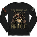 F*ck Around and Find Out V2 — Tactical Raccoon Long Sleeve Tee