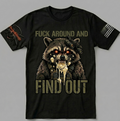 F*ck Around and Find Out V2 — Tactical Raccoon Graphic Tee
