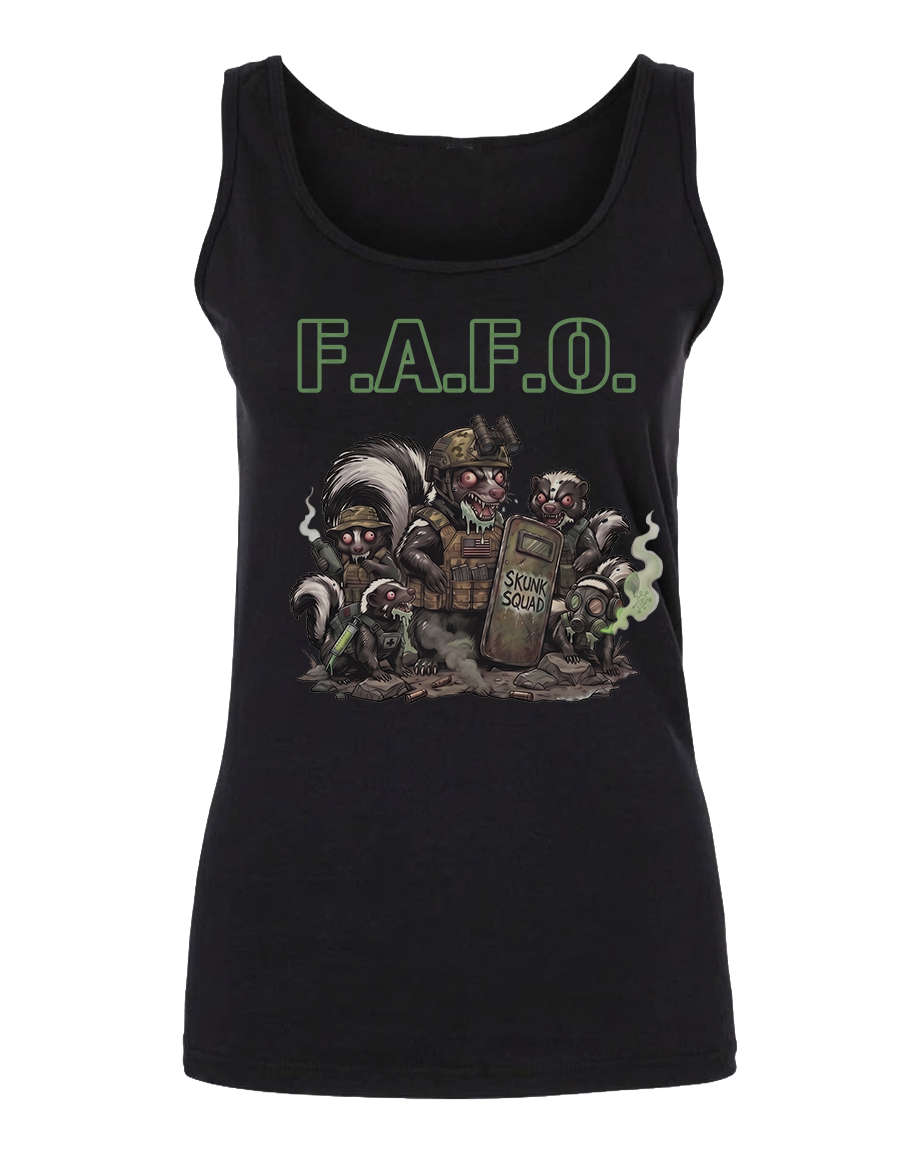F.A.F.O. Tactical Skunk Squad Women's Softstyle Tank Top