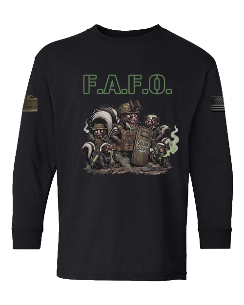 F.A.F.O. Tactical Skunk Squad Youth Long Sleeve Tee