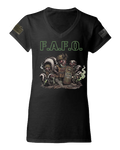 F.A.F.O. Tactical Skunk Squad Women's V-Neck Tee