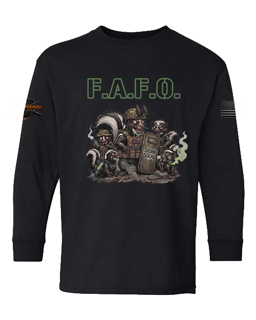 F.A.F.O. Tactical Skunk Squad Youth Long Sleeve Tee V2