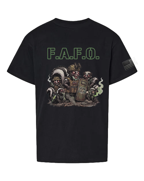 F.A.F.O. Tactical Skunk Squad Youth Graphic Tee (Safe for School)