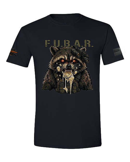 F.U.B.A.R. V2 — Tactical Raccoon Graphic Tee