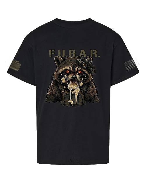 F.U.B.A.R. OG — Rabid Raccoon Youth Graphic Tee