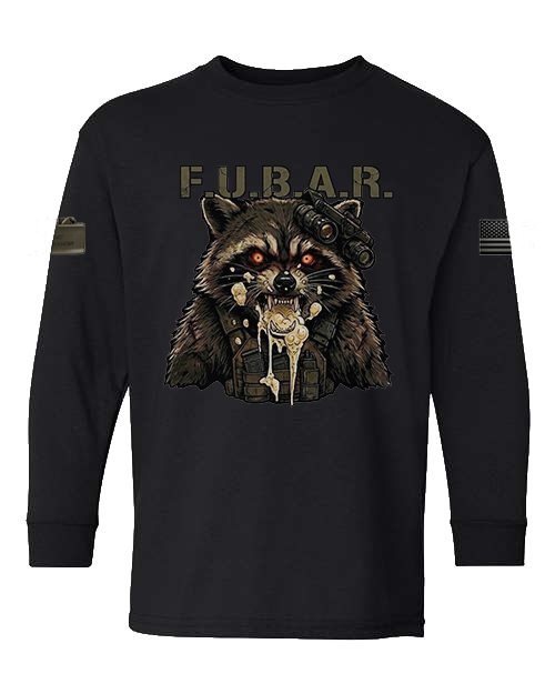 F.U.B.A.R. OG — Rabid Raccoon Youth Long Sleeve Tee
