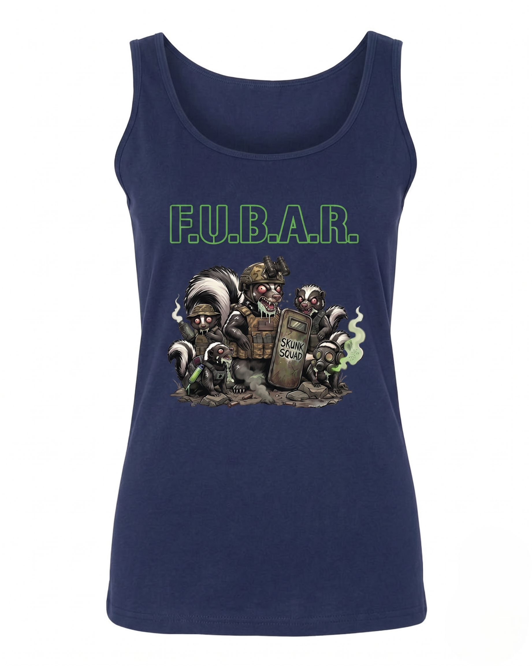 F.U.B.A.R. Tactical Skunk Squad Women's Softstyle Tank Top