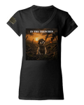 In The Trenches — Tactical Meerkat OG Women's V-Neck Tee