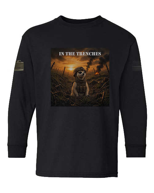 In The Trenches — Tactical Meerkat OG Youth Long Sleeve