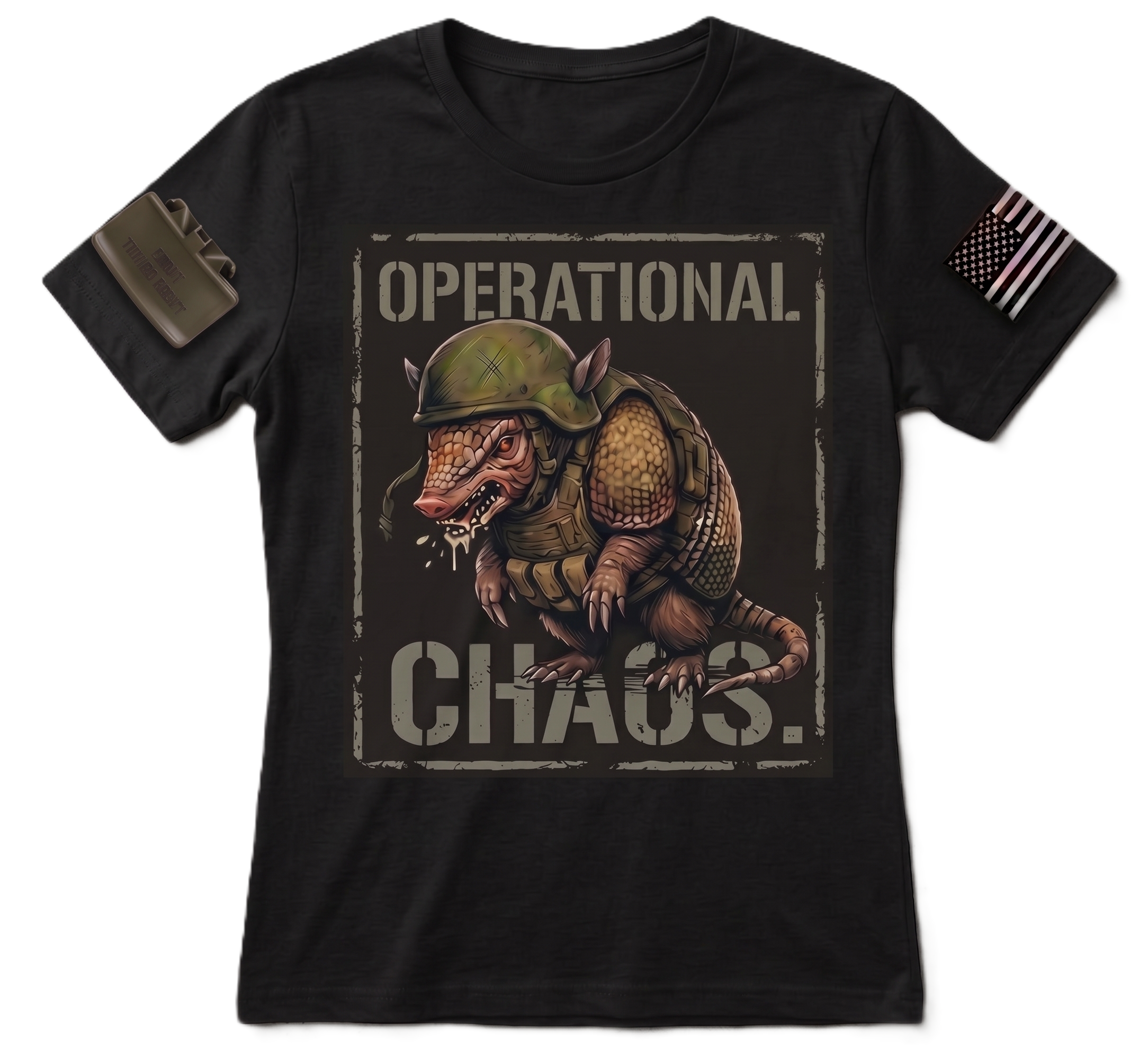 Operational Chaos — Tactical Armadillo Women's Graphic Tee