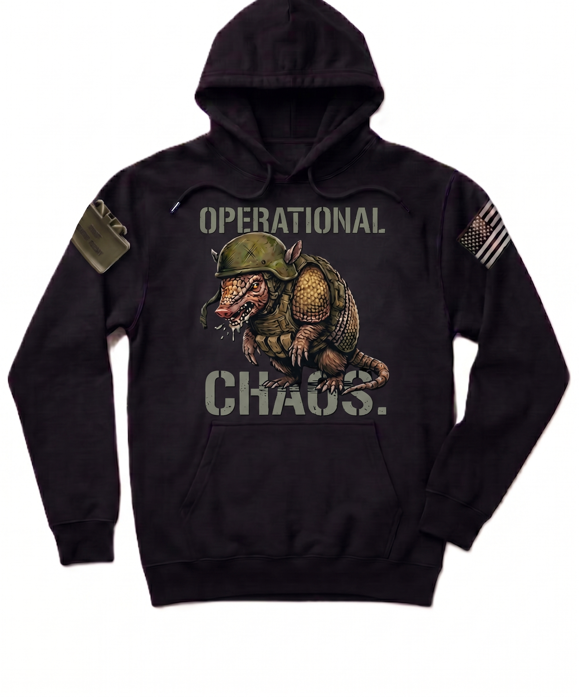 Operational Chaos — Tactical Armadillo Hoodie