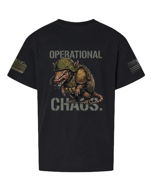 Operational Chaos — Tactical Armadillo Youth Graphic Tee
