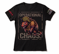 Operational Chaos V2 — Tactical Armadillo Women's V-Neck Tee