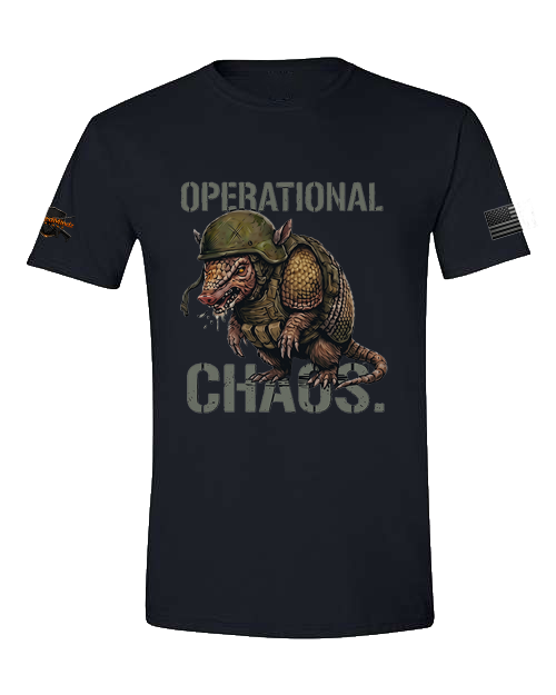 Operational Chaos V2 — Tactical Armadillo Graphic Tee