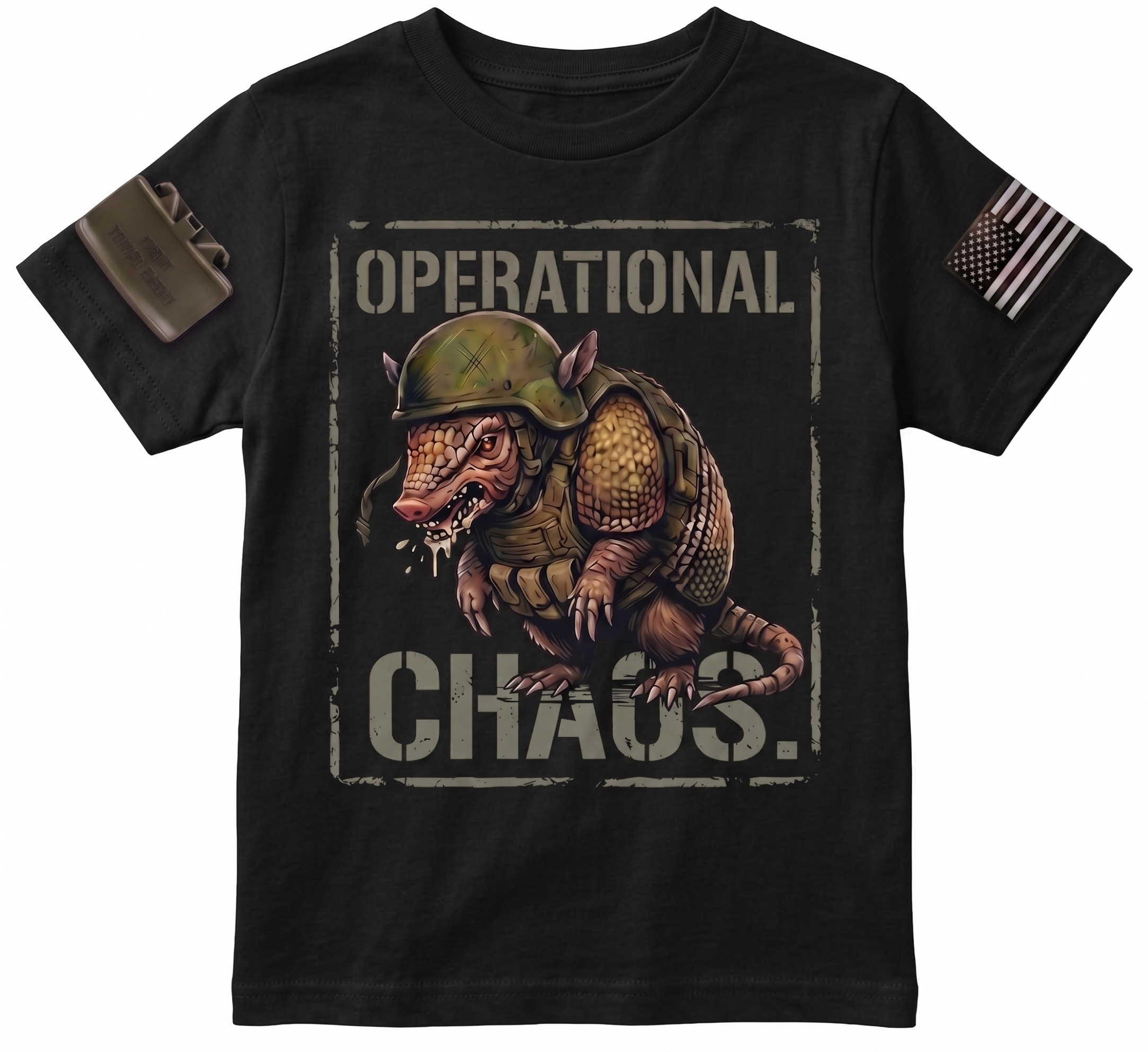 Operational Chaos — Tactical Armadillo Youth Graphic Tee