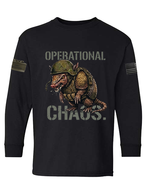 Operational Chaos OG — Tactical Armadillo Youth Long Sleeve Tee