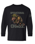 Operational Chaos (Safe for School) — Tactical Armadillo Youth Long Sleeve Tee
