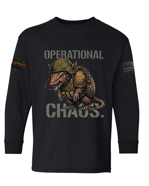 Operational Chaos V2 — Tactical Armadillo Youth Long Sleeve Tee
