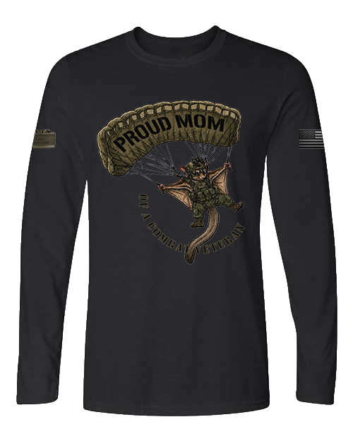 Proud Mom Of A Combat Veteran OG— Long Sleeve Tee