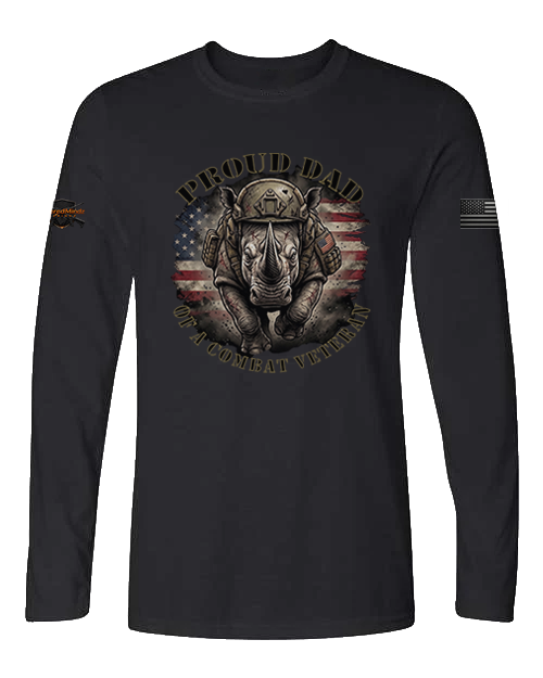 Proud Dad of a Combat Veteran V2 — Long Sleeve Tee