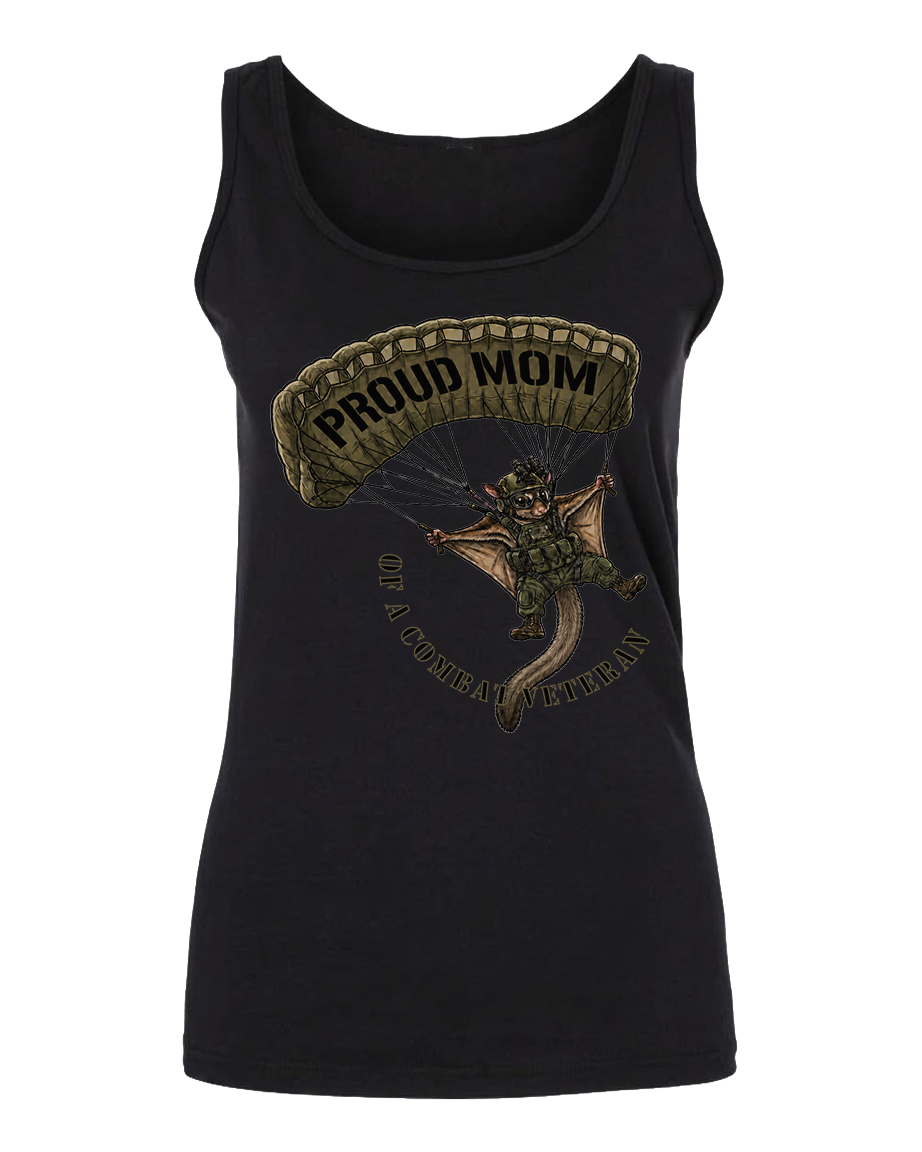 Proud Mom Of A Combat Veteran — Women's Softstyle Tank Top