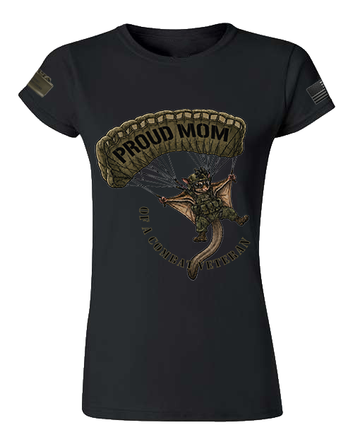 Proud Mom Of A Combat Veteran — Women's Softstyle Tee