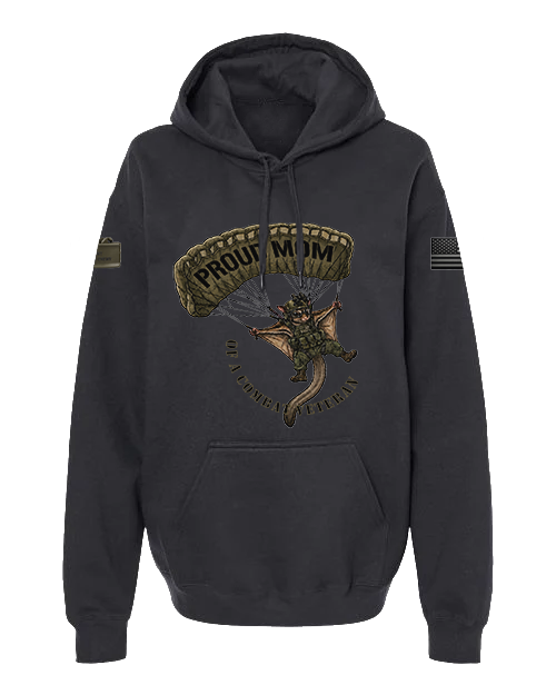 Proud Mom Of A Combat Veteran — Softstyle Hoodie