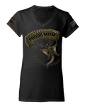 Proud Mom Of A Combat Veteran V2 — Women's V-Neck Tee