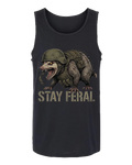 Stay Feral — Tactical Opossum Unisex Tank Top