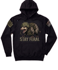Stay Feral — Tactical Opossum Hoodie