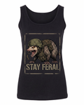 Stay Feral — Tactical Opossum Women's Softstyle Tank Top