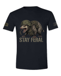 Stay Feral — Tactical Opossum Graphic Tee
