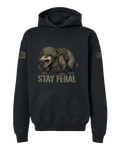 Stay Feral — Tactical Opossum Youth Hoodie