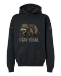 Stay Feral V2 — Tactical Opossum Youth Hoodie