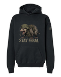 Stay Feral (Safe for School) — Tactical Opossum Youth Hoodie