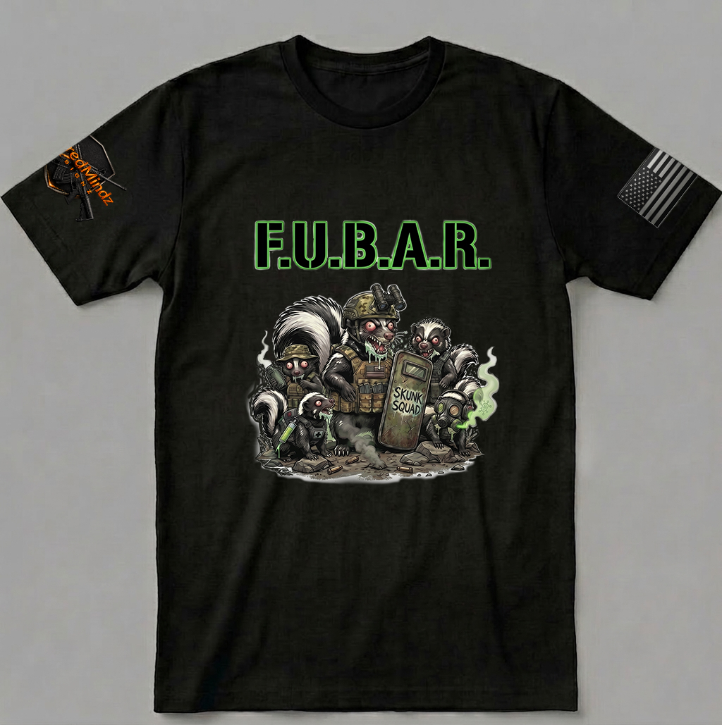 F.U.B.A.R. Tactical Skunk Squad Unisex Graphic Tee V2