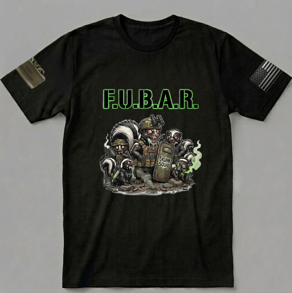F.U.B.A.R. Tactical Skunk Squad Unisex Graphic Tee